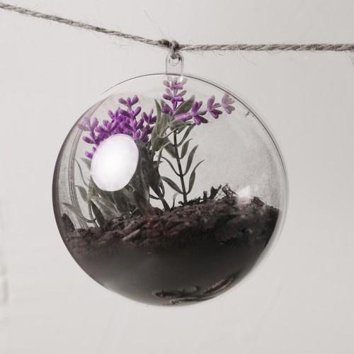 Transparent baubles 12cm set of 10 Ruhhy 22279 - Pilt 6