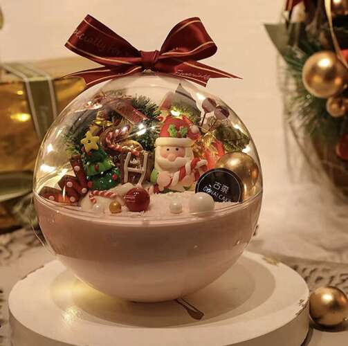 Transparent baubles 12cm set of 10 Ruhhy 22279 - Pilt 11