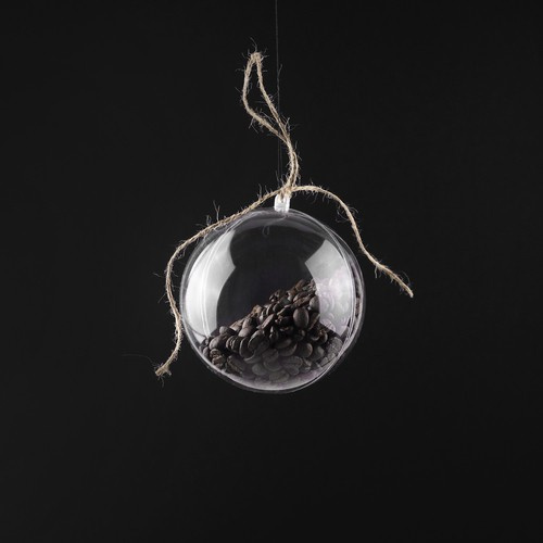 Transparent baubles 12cm set of 10 Ruhhy 22279 - Pilt 8