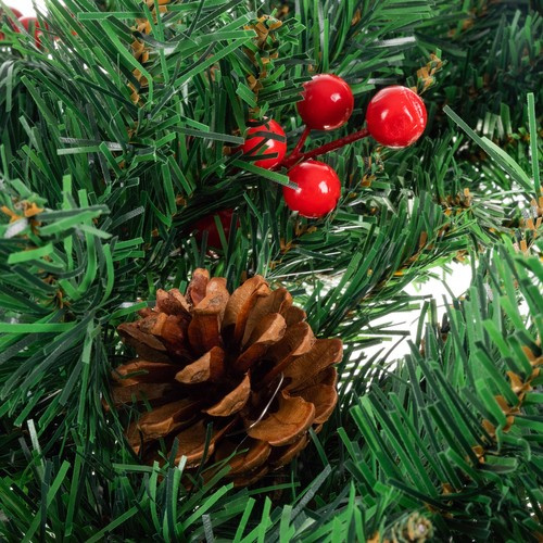 Christmas Wreath for Door Decorative Ornament Ornament 60cm Dense XXL - Pilt 5
