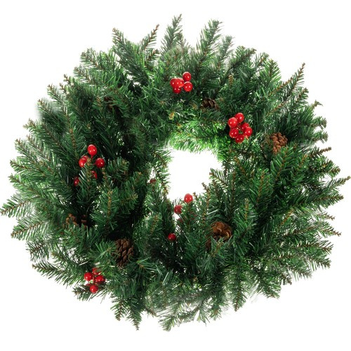 Christmas Wreath for Door Decorative Ornament Ornament 60cm Dense XXL - Pilt 7