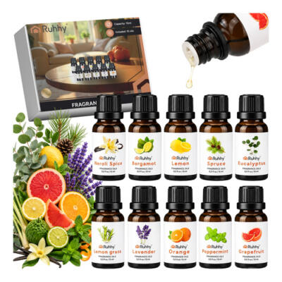 Lõhnaõlid - 10 tk komplekt 15 ml Ruhhy 21938