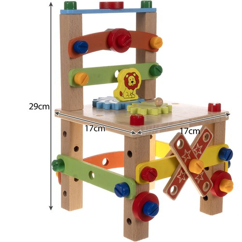 Wooden assembly chair Kruzzel 22506 - Pilt 4