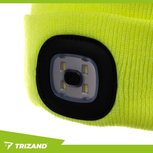 Talvemüts taskulambiga - kollane Trizand 22664 - Pilt 5