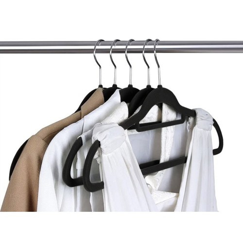 Clothes hanger 20pcs - black Ruhhy 22536 - Pilt 11