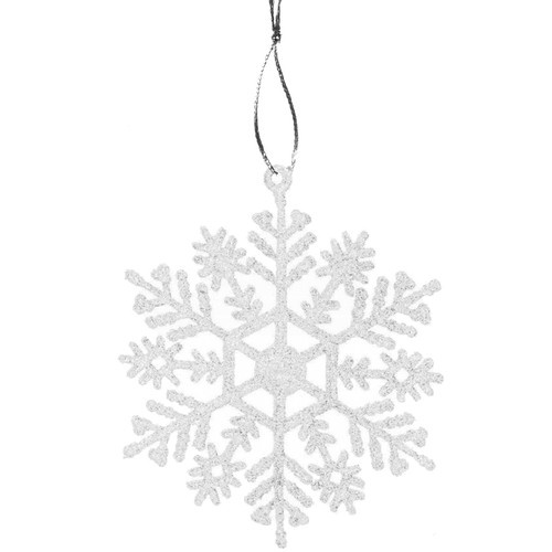 Christmas baubles - snowflakes 12pcs Ruhhy 22516 - Pilt 4