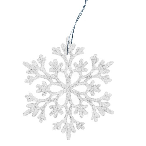 Christmas baubles - snowflakes 12pcs Ruhhy 22516 - Pilt 5