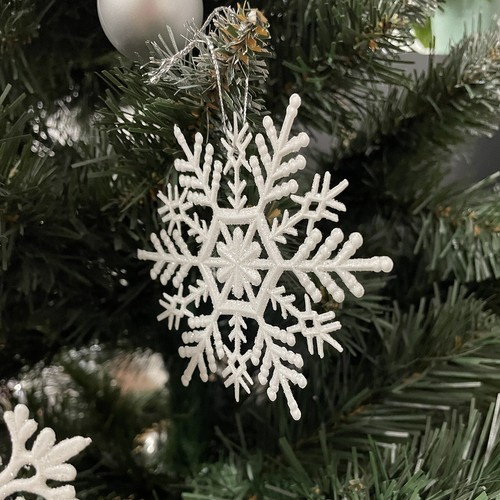 Christmas baubles - snowflakes 12pcs Ruhhy 22516 - Pilt 7