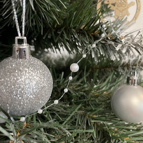 Christmas tree garland - pearls 5m Ruhhy 22499 - Pilt 6