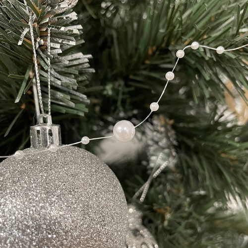 Christmas tree garland - pearls 5m Ruhhy 22499 - Pilt 7