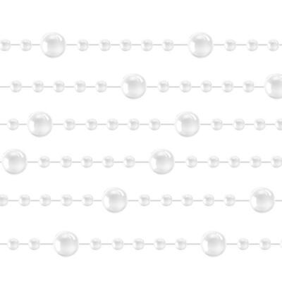 Christmas tree garland - pearls 5m Ruhhy 22499