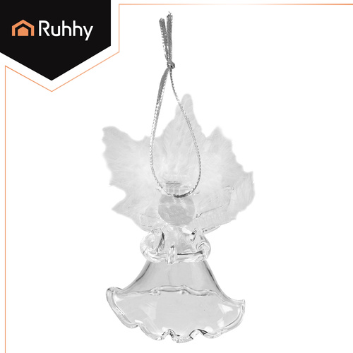 Transparent baubles - angels 6 pcs. Ruhhy 22497 - Pilt 6