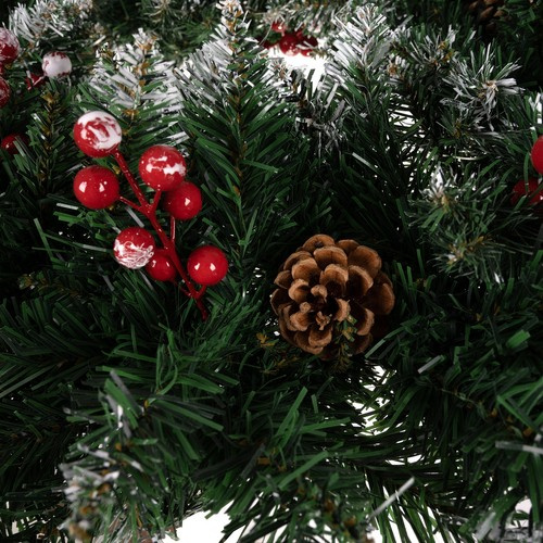 Wreath - snow-covered Christmas decoration Ruhhy 22302 - Pilt 6