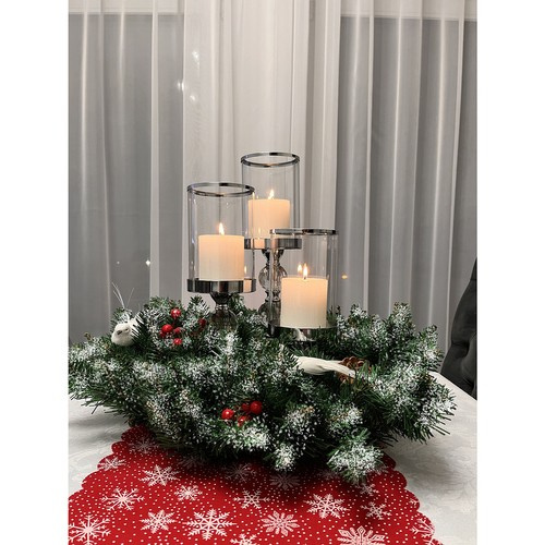 Wreath - snow-covered Christmas decoration Ruhhy 22302 - Pilt 7