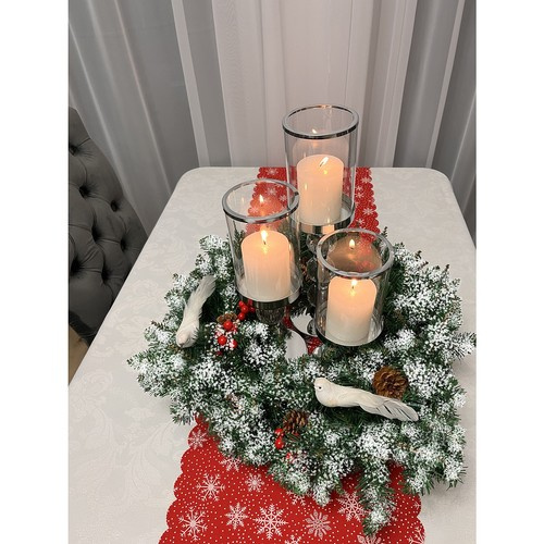 Wreath - snow-covered Christmas decoration Ruhhy 22302 - Pilt 8