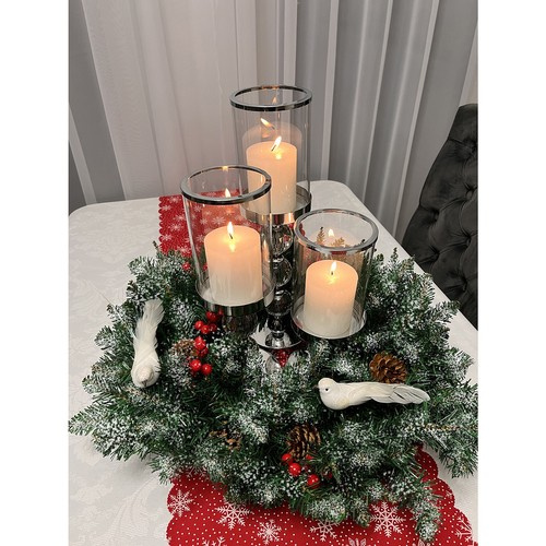 Wreath - snow-covered Christmas decoration Ruhhy 22302 - Pilt 9