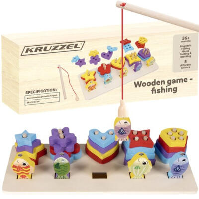 Puidust sorteerija - kalapüük Kruzzel 22565