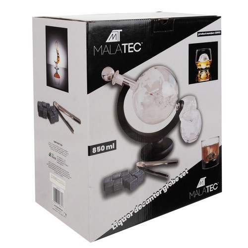 Decanter - globe - whiskey set Malatec 22553 - Pilt 2