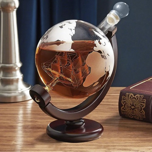 Decanter - globe - whiskey set Malatec 22553 - Pilt 13
