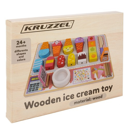 Kruzzel 22494 puidust jäätisekiosk - Pilt 2
