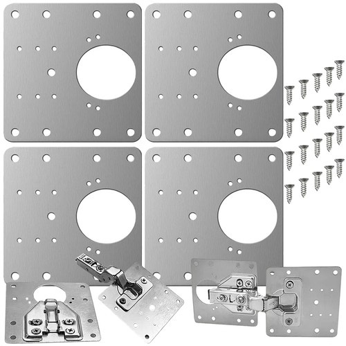 Hinge repair plate 4 pcs Malatec 23032