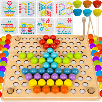 Wooden puzzle beads 22403