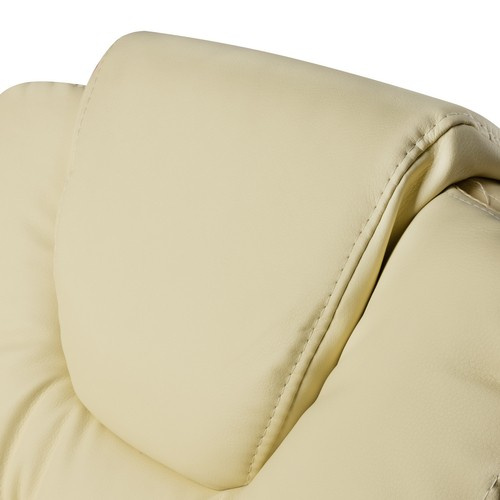 Office chair with footrest - beige Malatec 23287 - Pilt 8
