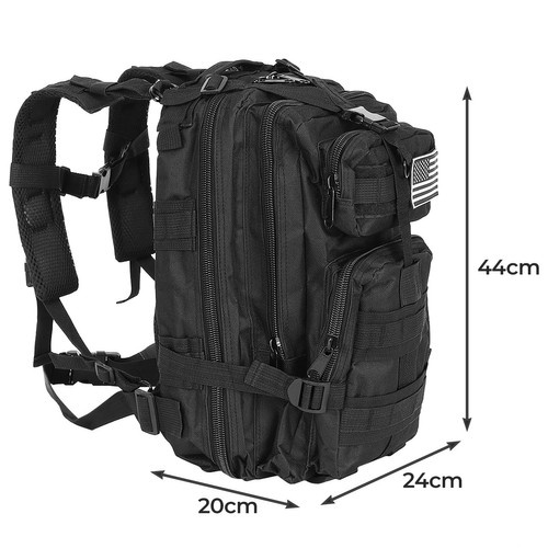 Small black hiking backpack 23089 - Pilt 4