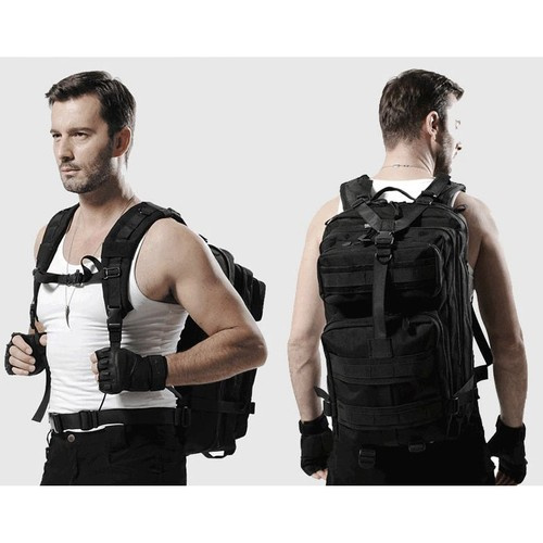 Small black hiking backpack 23089 - Pilt 16