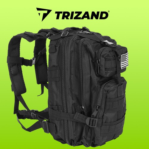 Small black hiking backpack 23089 - Pilt 3