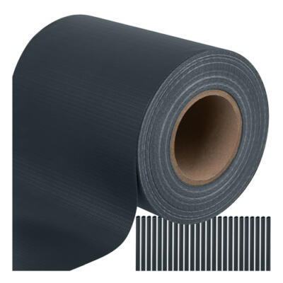 Fencing tape 19cmx35m 630g/m2 anthracite 23703