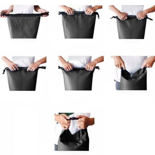 Waterproof bag 30L black 23568 - Pilt 9