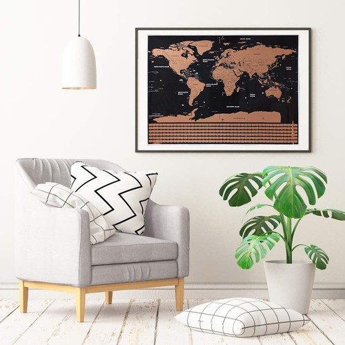 World map scratch card with flags 23443 - Pilt 10