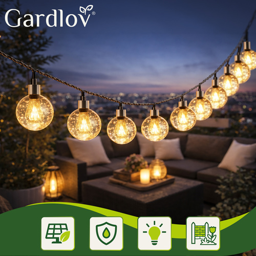 Solar garland 12m IP65 Gardlov 24010 - Pilt 4
