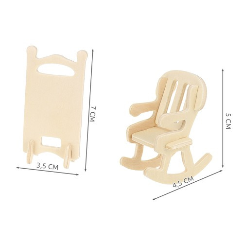 Puidust nukumööbli komplekt 34 osa 23542 - Pilt 3