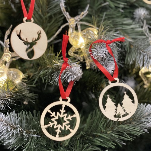 Wooden baubles - 36pcs Ruhhy 24855 - Pilt 9