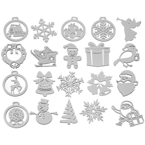 Wooden baubles - 20pcs Ruhhy - Pilt 4