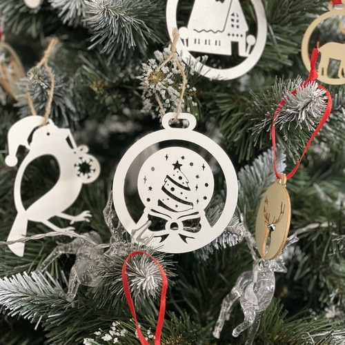Wooden baubles - 20pcs Ruhhy - Pilt 9