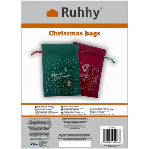 Christmas bags - set of 4 Ruhhy 24961 - Pilt 2