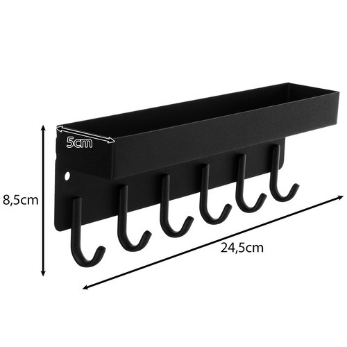 Ruhhy 24603 coat rack with shelf - Pilt 3