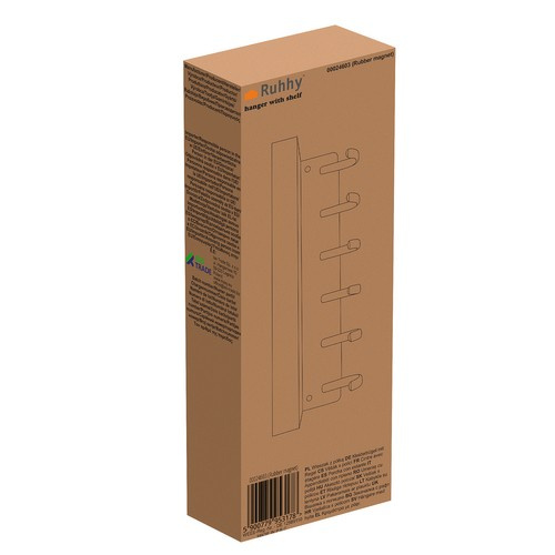 Ruhhy 24603 coat rack with shelf - Pilt 2