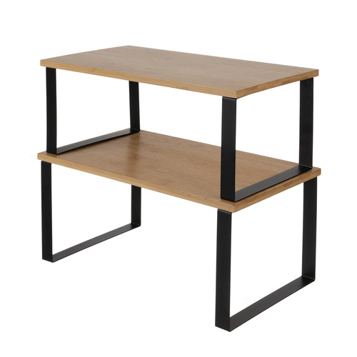 Bamboo kitchen shelf - 2 pcs Ruhhy 25661 - Pilt 5