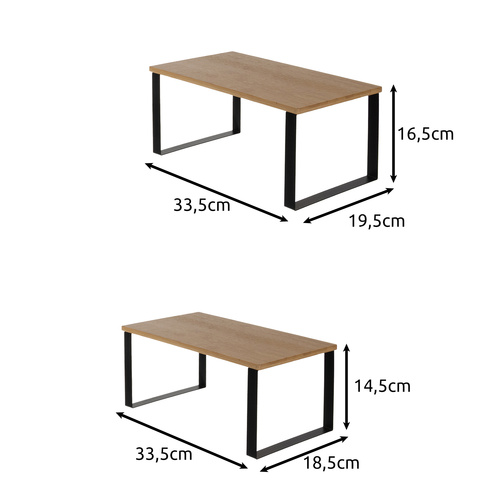 Bamboo kitchen shelf - 2 pcs Ruhhy 25661 - Pilt 2