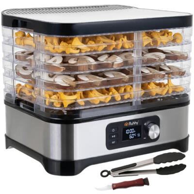 Ruhhy 25928 Mushroom, Fruit and Vegetable Dehydrator