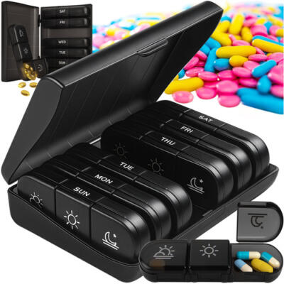 Ruhhy 26346 7-day medication organizer