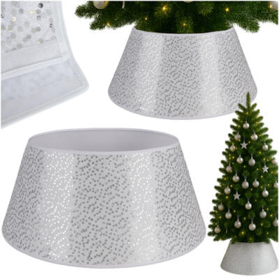 Christmas tree cover 60x22cm silver Ruhhy 25361