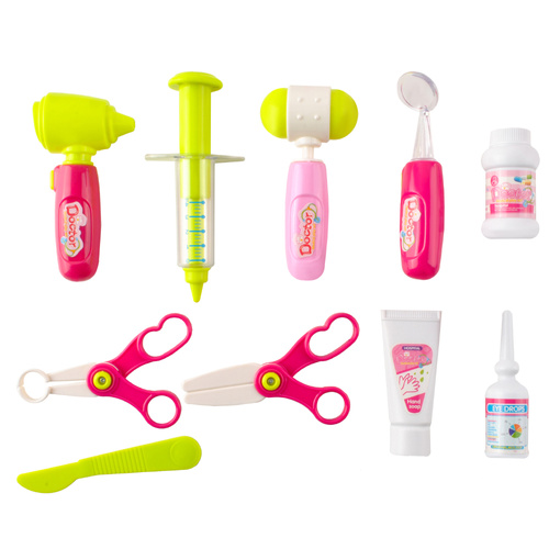 Väike arstikomplekt - roosa vanker 26556 - Pilt 8