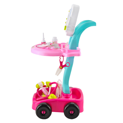Väike arstikomplekt - roosa vanker 26556 - Pilt 10