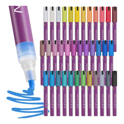 Akrüülmarkerid - 36 tk komplekt Maaleo 25813