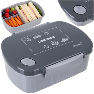 Lunchbox 800ml gray Ruhhy 26169